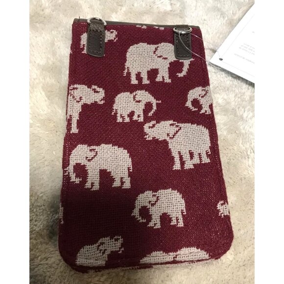 THIRTY ONE 31 Gifts Call Me Crossbody Safari Weave Elephants Shoulder Strap New - Picture 5 of 9